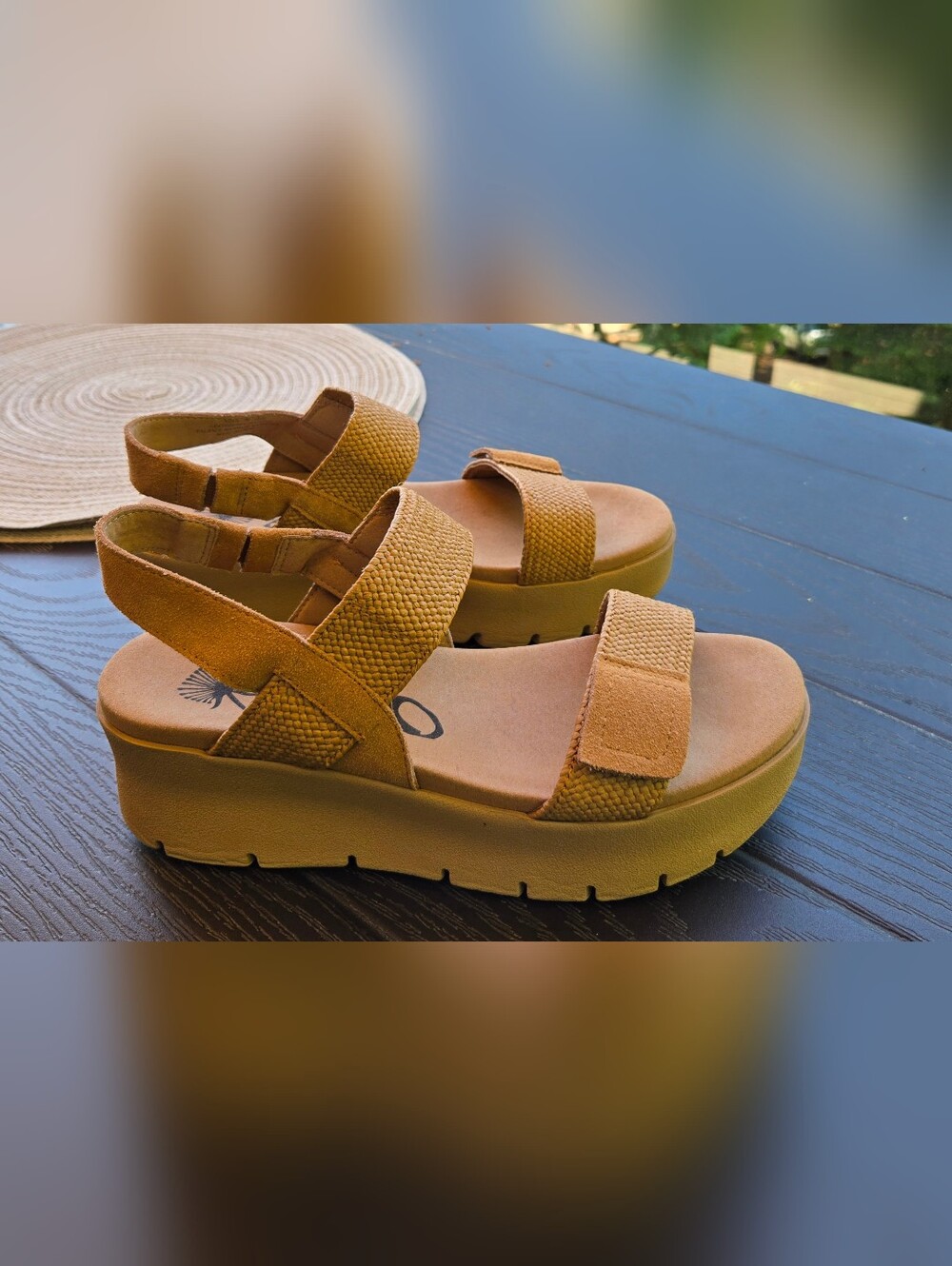 Like New (Worn 2-3 Times) OTBT Women's Nova Platform Sandal Size 7